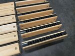 Gegraveerde houten harmonica 
