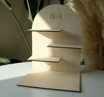 Gepersonaliseerd houten presentatie stuk 