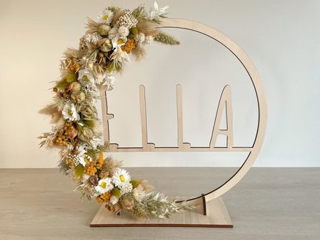 Houten flowerhoop 