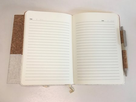 Gepersonaliseerde set notitieboek & meetlat
