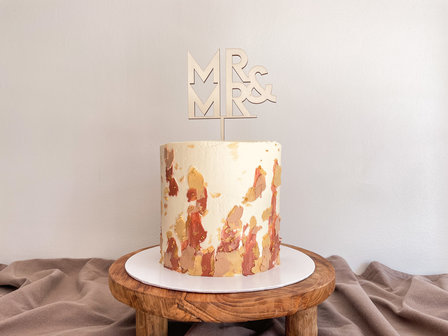 Caketopper &#039;Mr/Mrs &amp; Mr/Mrs&#039; modern