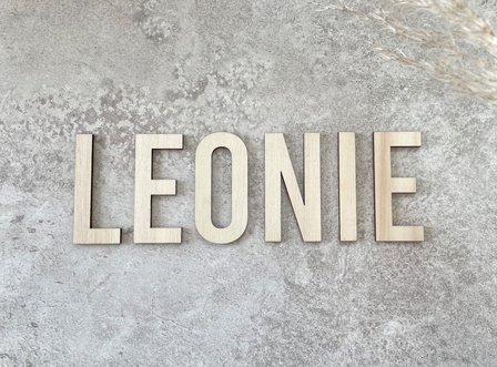 Houten naam &#039;Leonie&#039;