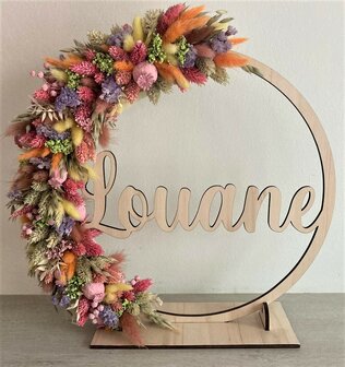 Houten flowerhoop 