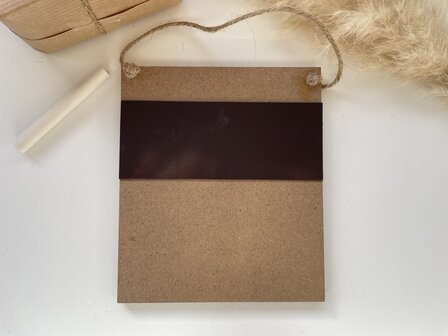 Krijtbordje met kerstboom