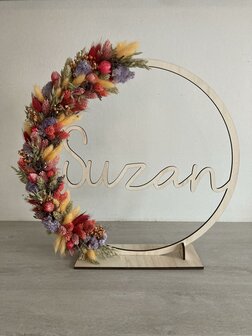 Houten flowerhoop 