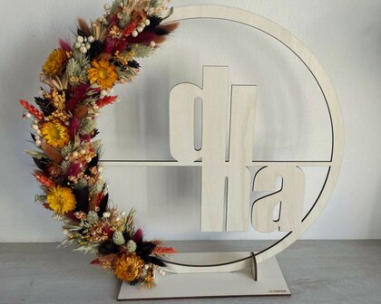 Houten flowerhoop 