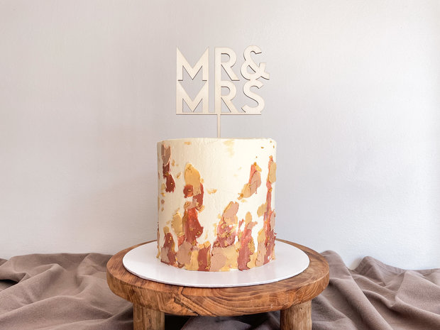 Caketopper 'Mr/Mrs & Mr/Mrs' modern