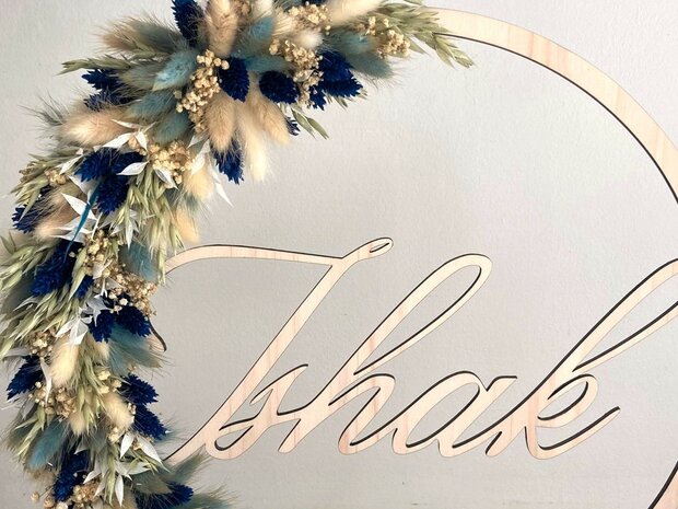 Houten flowerhoop 