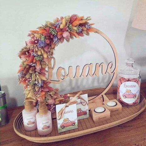 Houten flowerhoop 