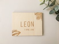 Naambord rechthoek gepersonaliseerd