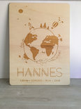 Naambord gepersonaliseerd XL