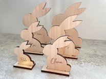 Gepersonaliseerd paaskonijn