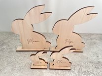 Gepersonaliseerd paaskonijn