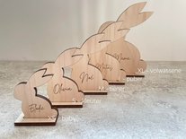 Gepersonaliseerd paaskonijn