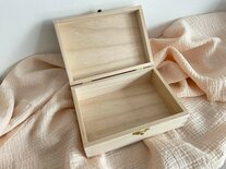 Gegraveerd houten kistje