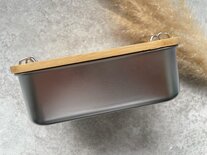 ACTIE! Brooddoos bamboe (RVS) + GRATIS sleutelhanger