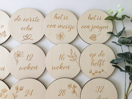 Mijlpaalkaarten zwangerschap