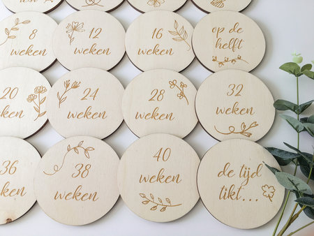 Mijlpaalkaarten zwangerschap