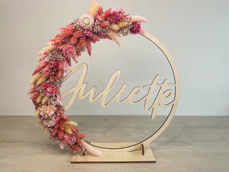 Houten flowerhoop