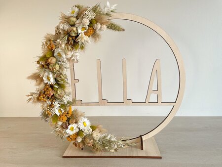 Houten flowerhoop