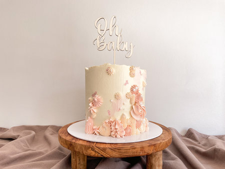 Caketopper 'Oh Baby'