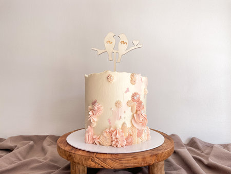 Caketopper 'lovebirds'