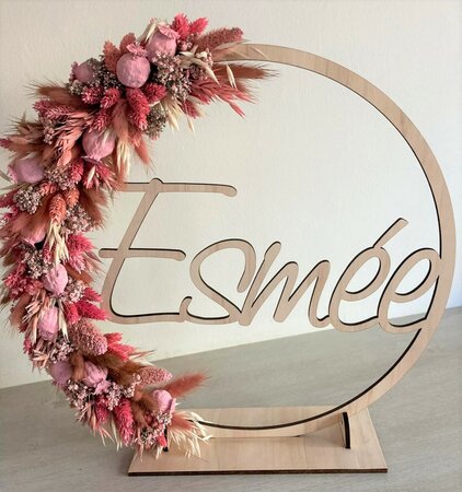 Houten flowerhoop