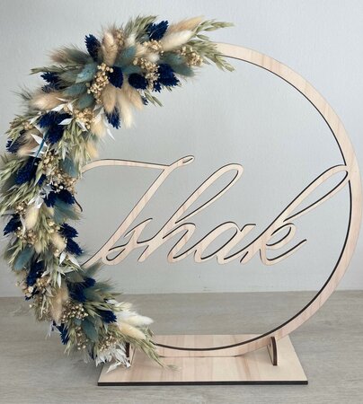 Houten flowerhoop