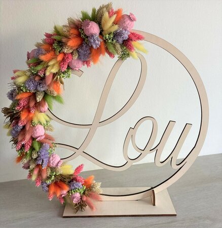 Houten flowerhoop