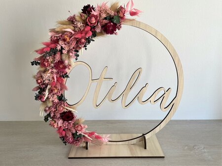Houten flowerhoop