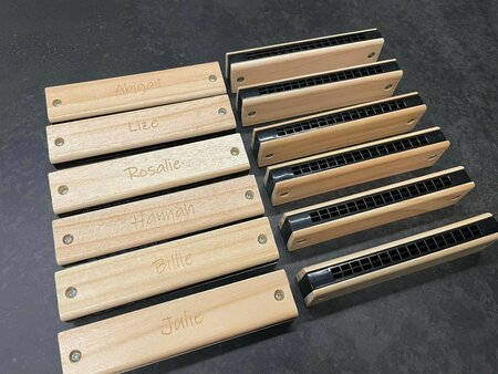 Gegraveerde harmonica
