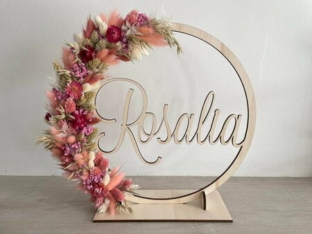 Houten flowerhoop