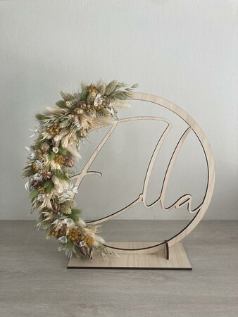 Houten flowerhoop