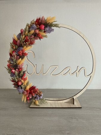 Houten flowerhoop