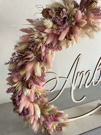 Houten flowerhoop