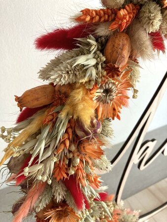 Houten flowerhoop
