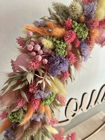 Houten flowerhoop