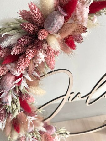 Houten flowerhoop