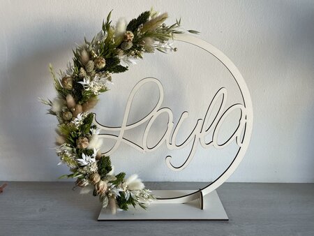 Houten flowerhoop