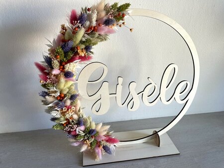 Houten flowerhoop