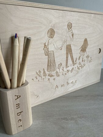 Herinneringsdoos schuifdeksel ontwerp op maat