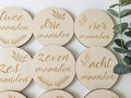 Mijlpaalkaarten baby maanden 