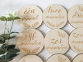Mijlpaalkaarten baby maanden 