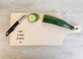 Houten snijplank gegraveerd