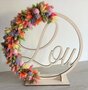 Houten flowerhoop 