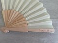 Gegraveerde houten waaier
