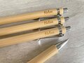 Gegraveerde houten balpen
