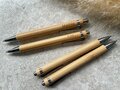 Gegraveerde houten balpen