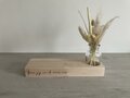 Kaarthouder | vaasje & droogbloemen