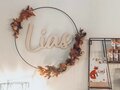 Houten naam gepersonaliseerd